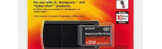 Sony anuncia memorias de mayor capacidad (32GB)